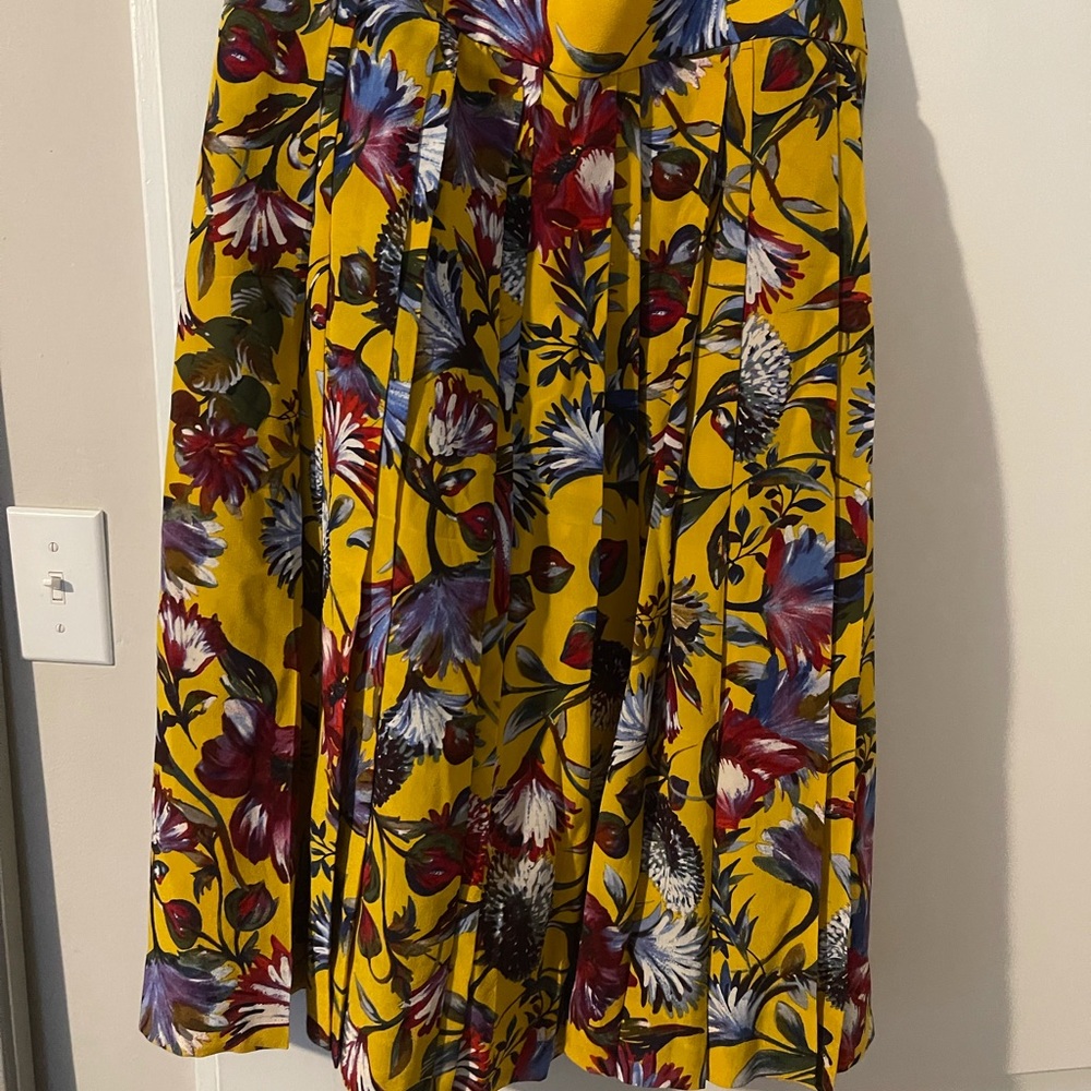 J. Crew floral skirt